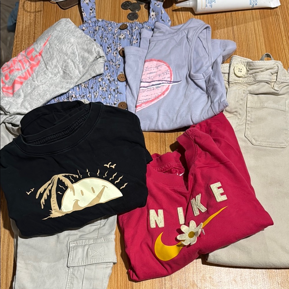 Nike Pink Short Sleeve Tee Casual Wear random bundle fits size 8ish